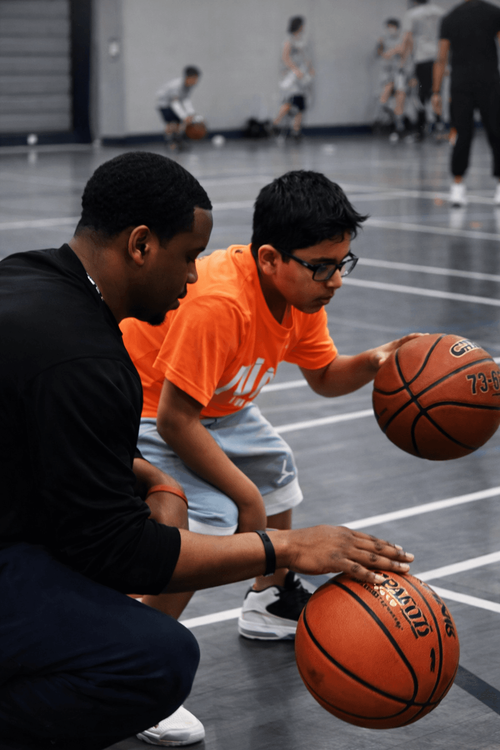 Basketball program background